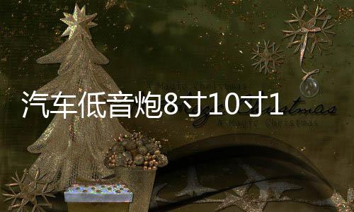 汽车低音炮8寸10寸12寸有源空箱木箱试音箱车载有源试音箱低音箱下载